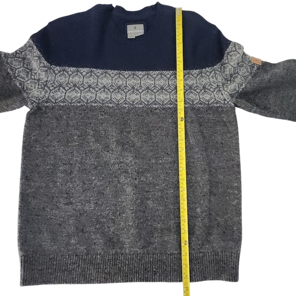 Royal Robbins Wool Blend Nordic Sweater L Gray - Picture 10 of 13